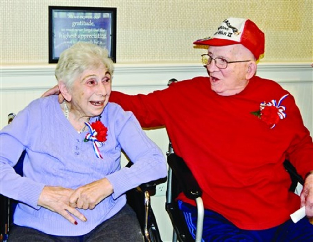 Sarah Brody and Sandy Cotton at The Phyllis Siperstein Tamarisk Assisted Living Residence.